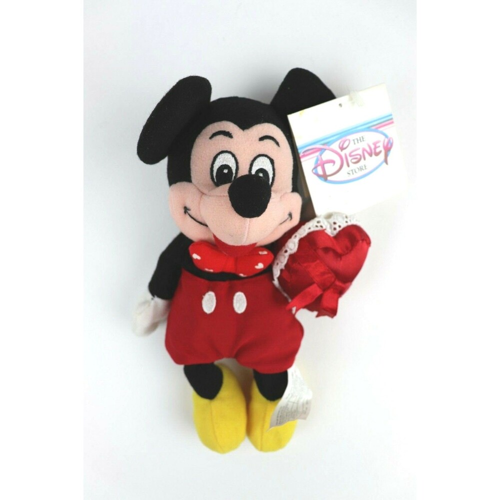 Valentine's Day Mickey Mouse Disney 8 Inch W/ Tags - Picture 1 of 3